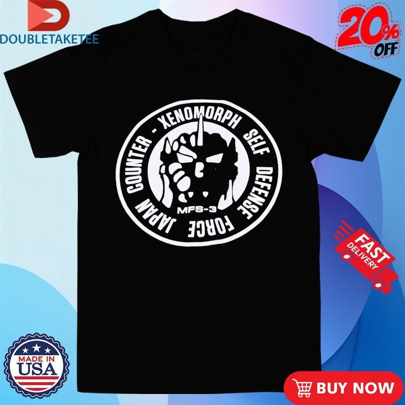 Misfits Counter Xenomorph Self Defense Force Japan - Adult & Kids T-Shirts, Sweatshirts & Hoodies apparel design preview 1