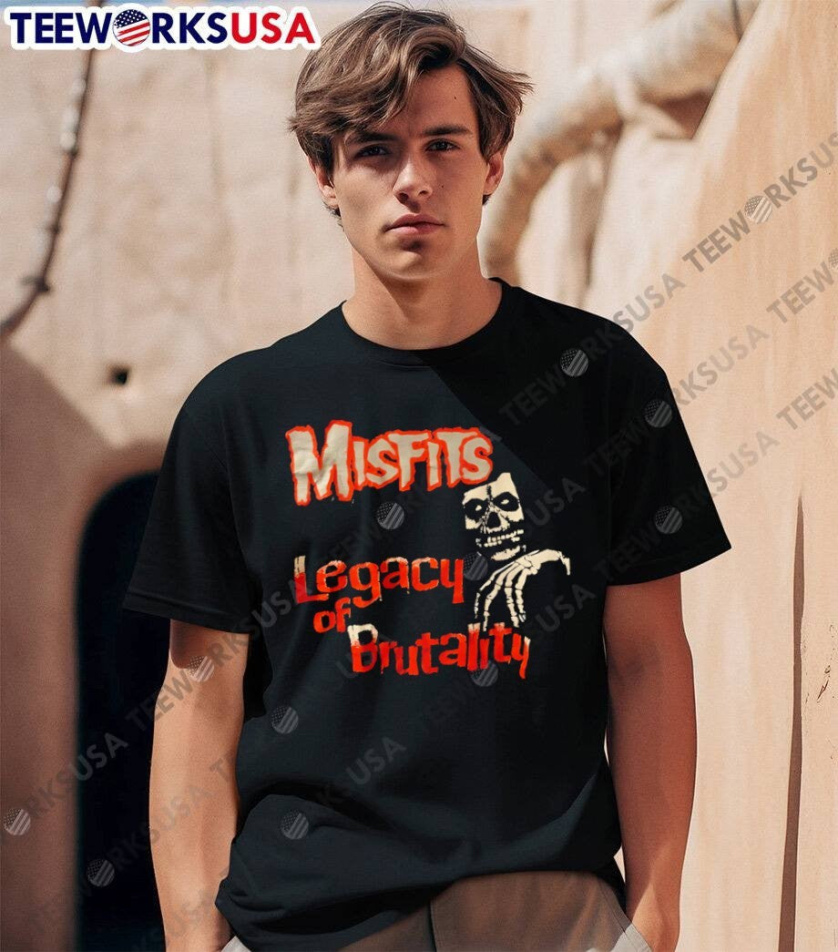 Misfits Legacy of Brutality Horror Punk Skull Band - Adult & Kids T-Shirts, Sweatshirts & Hoodies apparel design preview 1