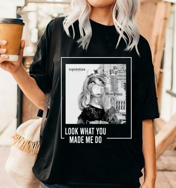 Miss Piggy Classic Music Cosplay Muppets - Adult & Kids T-Shirts, Sweatshirts & Hoodies apparel design preview 1