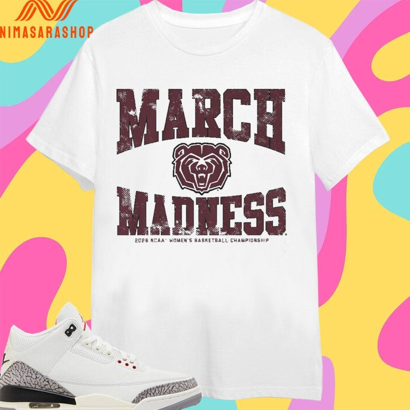 Missouri State Lady Bears WBB 2026 March Madness NCAA - Adult & Kids T-Shirts, Sweatshirts & Hoodies apparel design preview 1