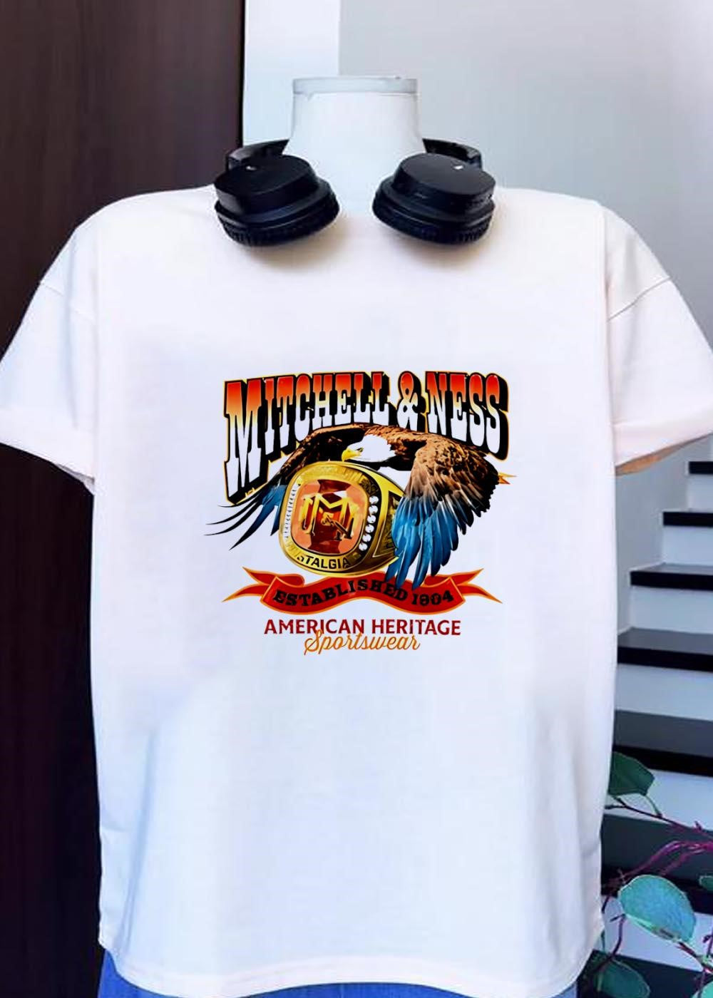 Mitchell Ness American Heritage Sportswear Eagle Ring - Adult & Kids T-Shirts, Sweatshirts & Hoodies apparel design preview 1