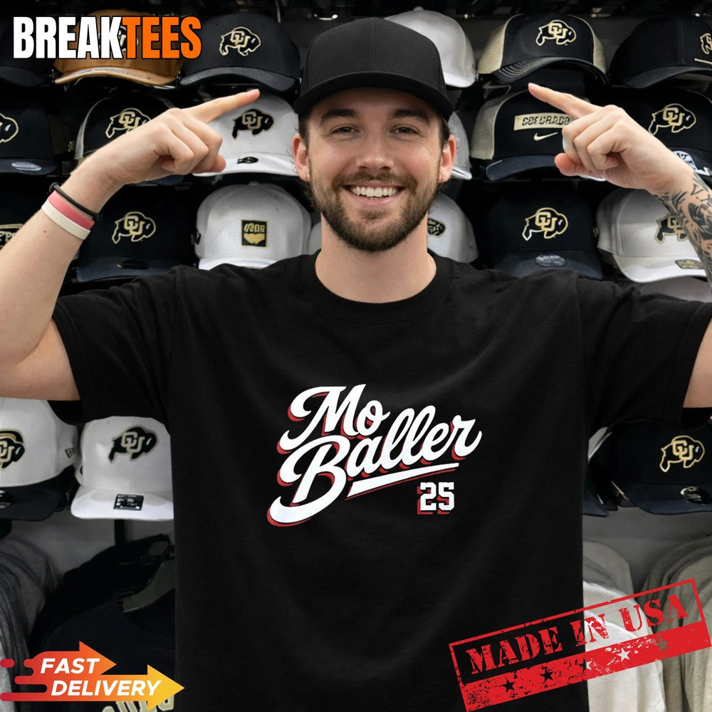 Mo Baller Moises Ballesteros Chicago Cubs MLB 2026 - Adult & Kids T-Shirts, Sweatshirts & Hoodies apparel design preview 1