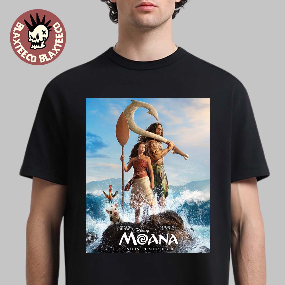 Moana Live Action Starring The Rock Dwayne Johnson - Adult & Kids T-Shirts, Sweatshirts & Hoodies apparel design preview 1