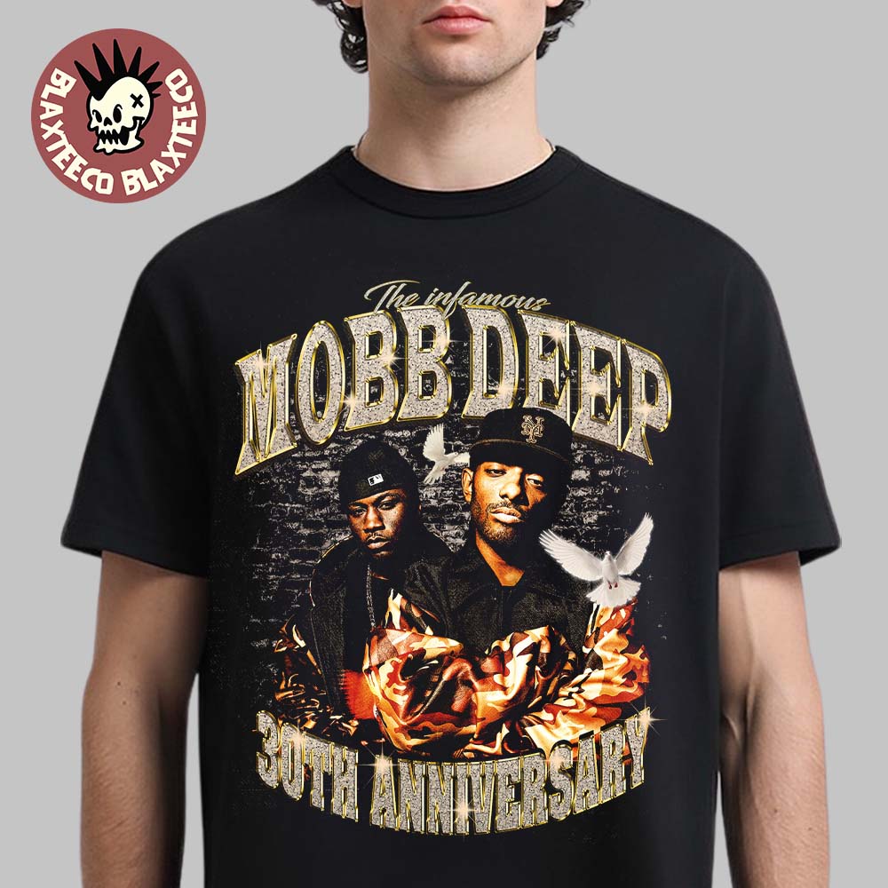 Mobb Deep 30th Anniversary Tour 2025 Bootleg Vintage - Adult & Kids T-Shirts, Sweatshirts & Hoodies apparel design preview 1