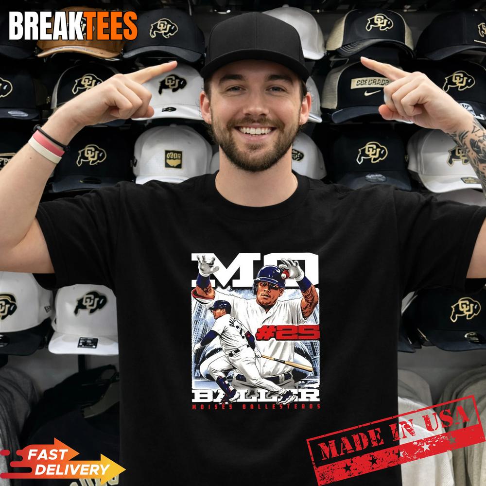 Moises Ballesteros Chicago Cubs MLB 2026 graphic - Adult & Kids T-Shirts, Sweatshirts & Hoodies apparel design preview 1