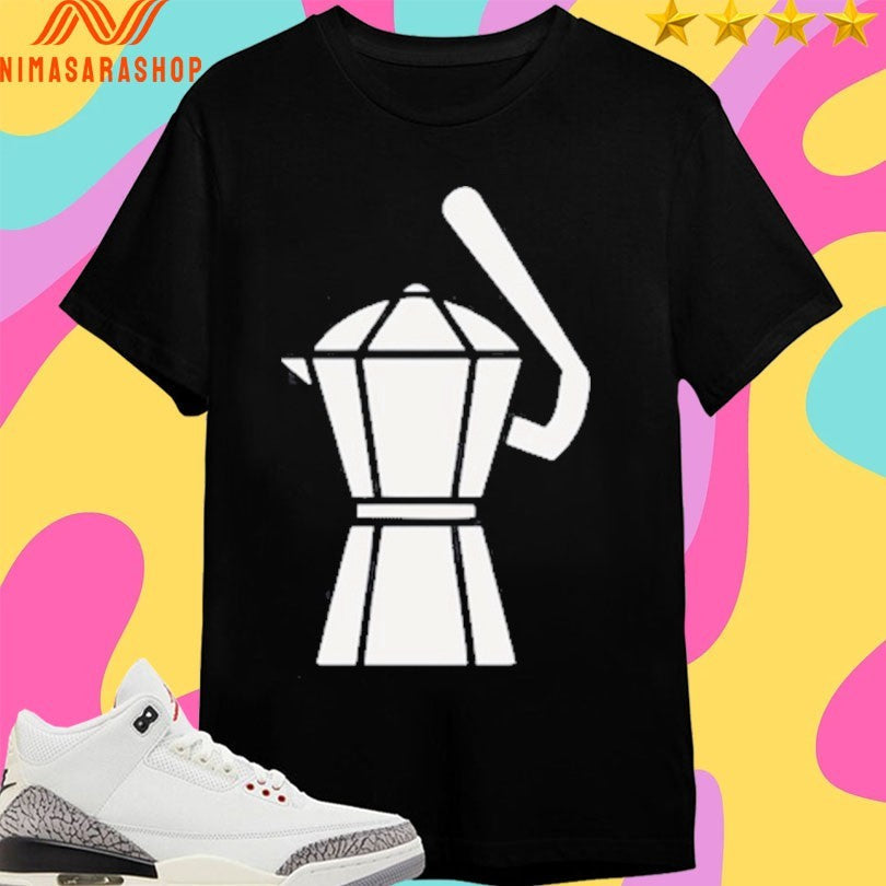 Moka Pot Espresso Baseball - Adult & Kids T-Shirts, Sweatshirts & Hoodies apparel design preview 1