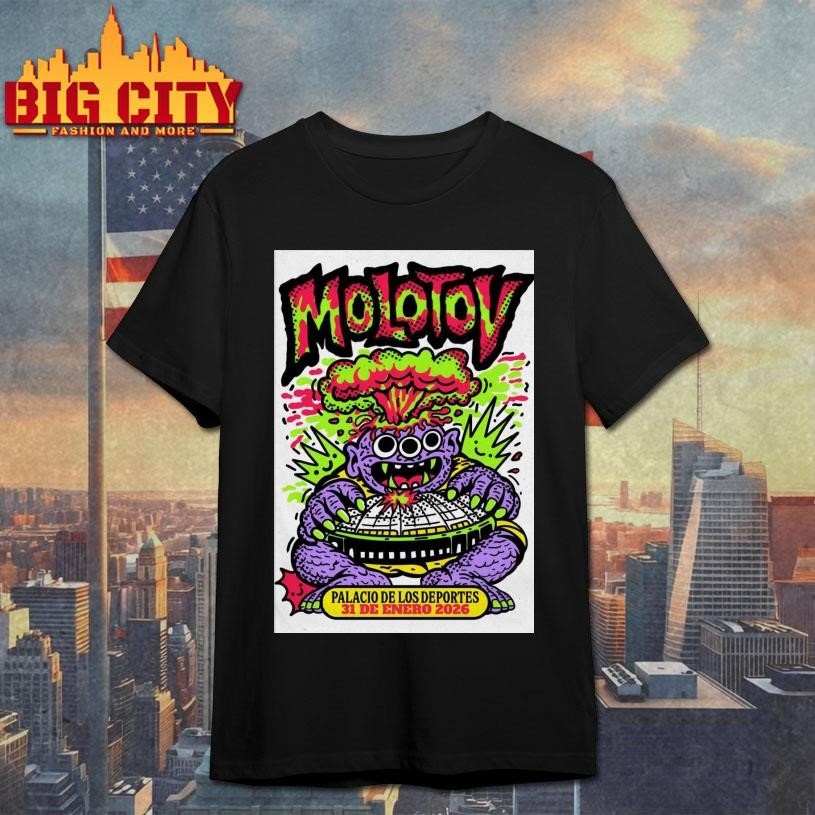 Molotov Mexico City 1-31-2026 Poster - Adult & Kids T-Shirts, Sweatshirts & Hoodies apparel design preview 1