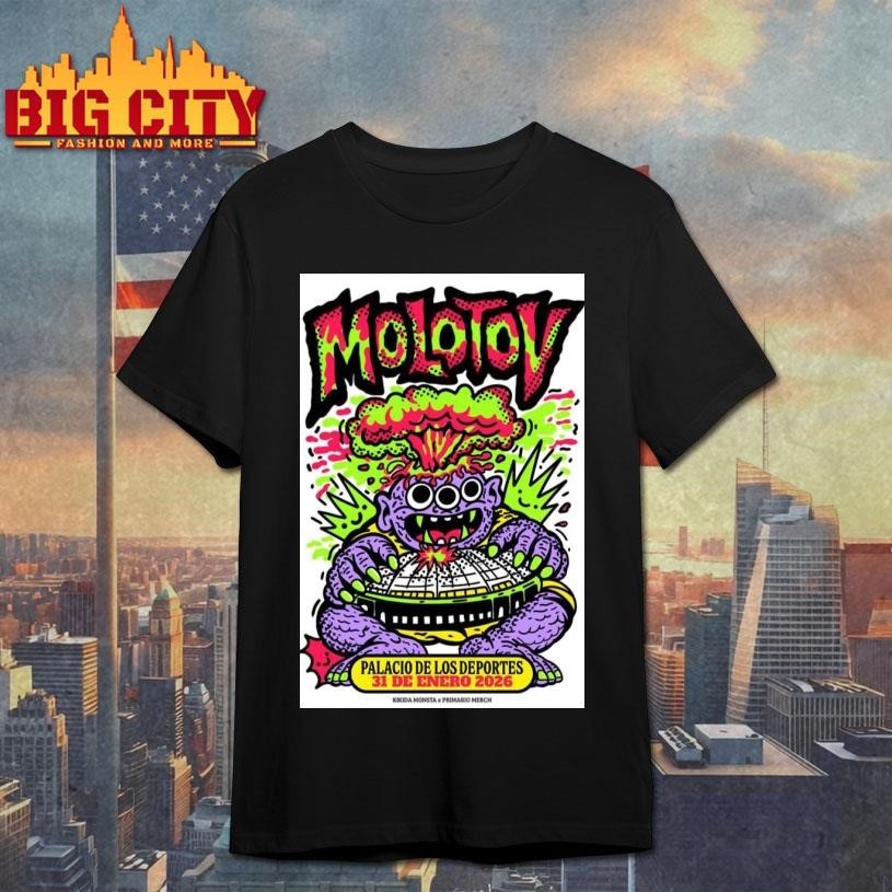 Molotov Palacio De Los Deportes January 31 2026 - Adult & Kids T-Shirts, Sweatshirts & Hoodies apparel design preview 1