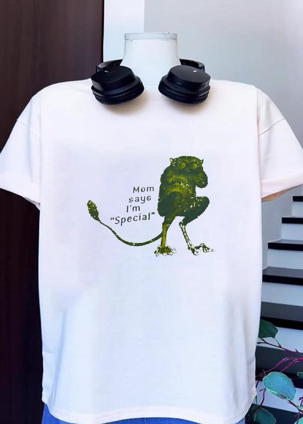 Mom Says I'm Special Tarsier - Adult & Kids T-Shirts, Sweatshirts & Hoodies apparel design preview 1