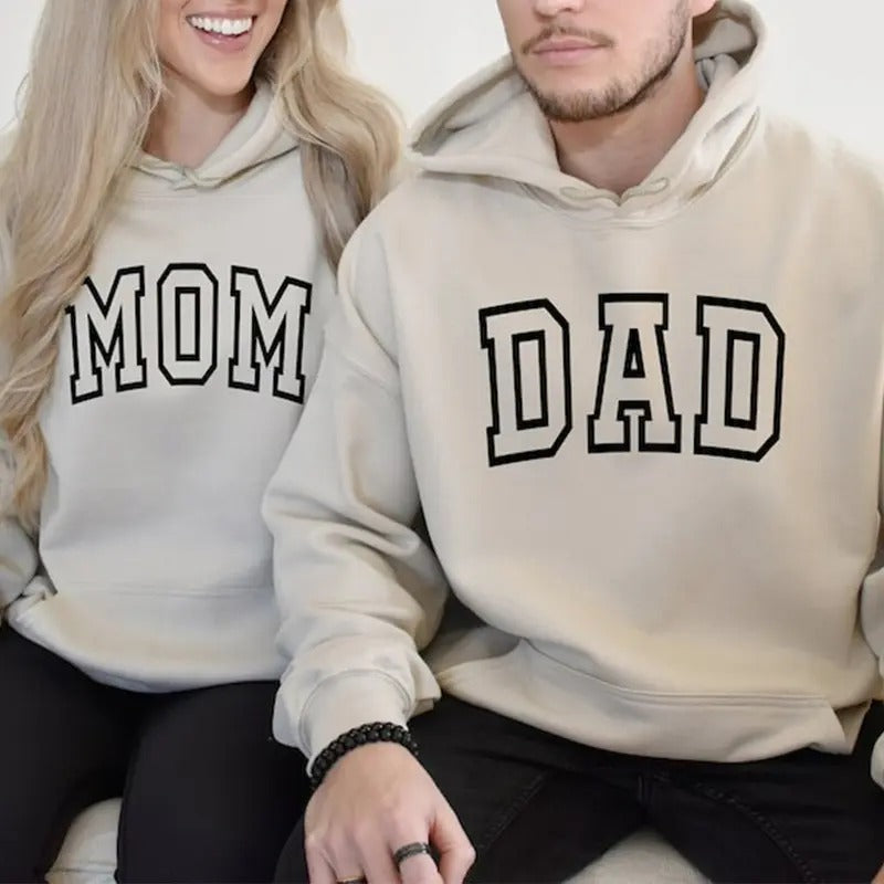 Mom Dad Mama Dada Sweat Pregnancy Reveal Be Newly - Adult & Kids T-Shirts, Sweatshirts & Hoodies apparel design preview 1