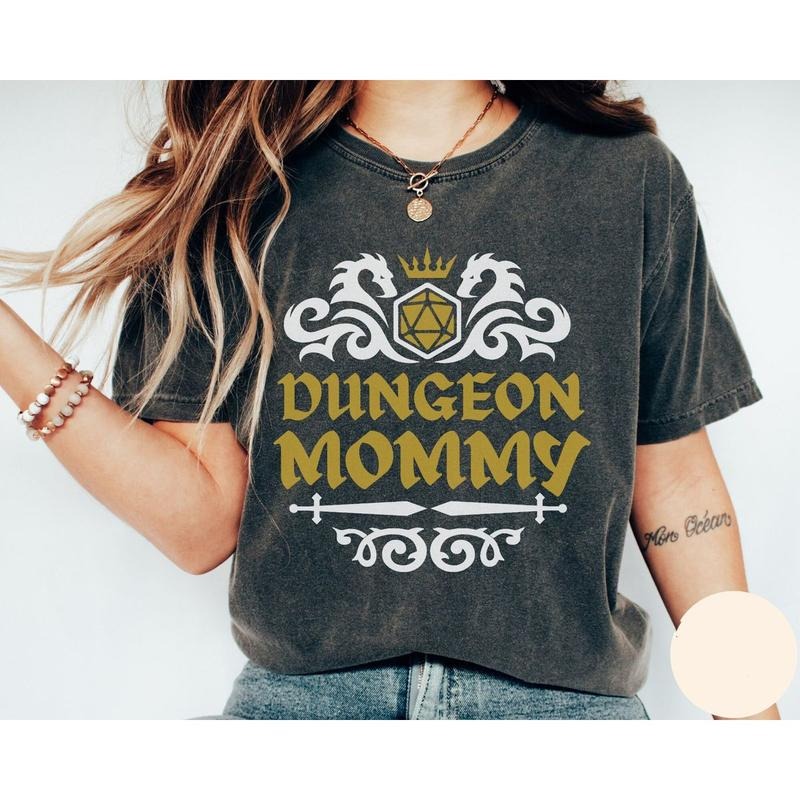 Mommy D&D Mom Dnd Mother Dungeons Dragons Womenswear - Adult & Kids T-Shirts, Sweatshirts & Hoodies apparel design preview 1