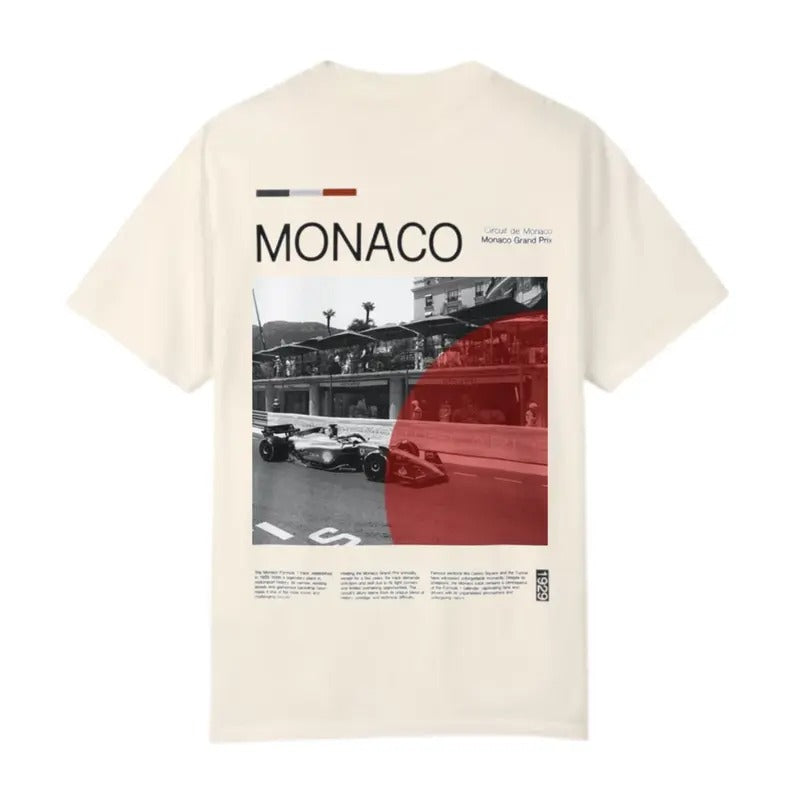 Monaco Formula 1 Car Enthusiast - Adult & Kids T-Shirts, Sweatshirts & Hoodies apparel design preview 1