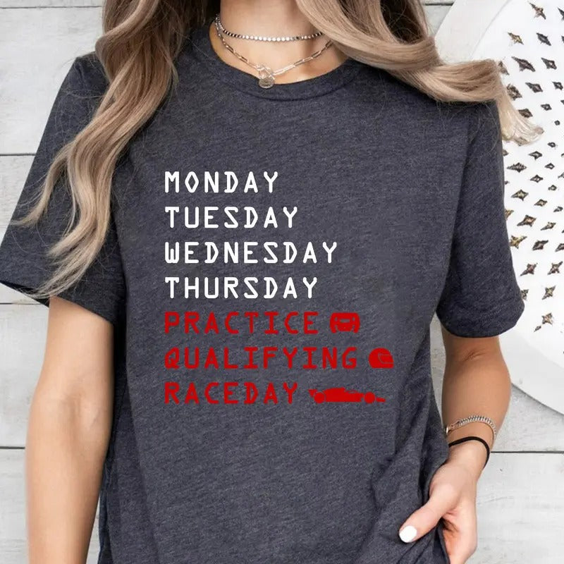 Monday Tuesday Wednesday Thursday Friday Blink Funny - Adult & Kids T-Shirts, Sweatshirts & Hoodies apparel design preview 1