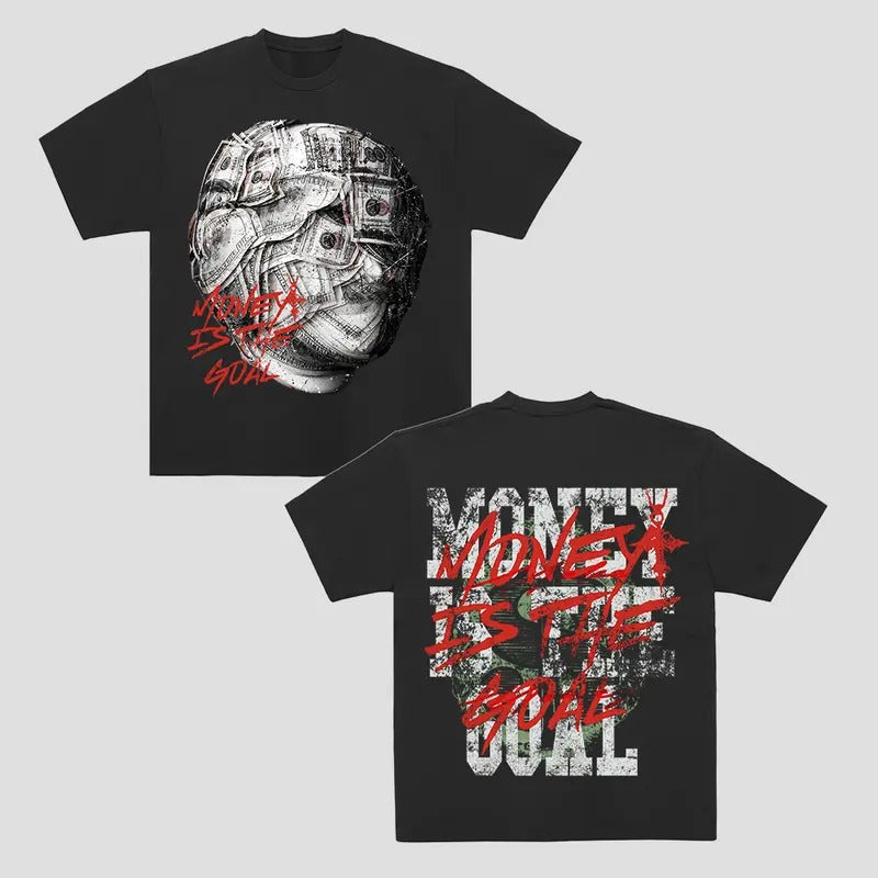 Money I$ GOAL Casual Cotton Short Sleeve Streetwear - Adult & Kids T-Shirts, Sweatshirts & Hoodies apparel design preview 1