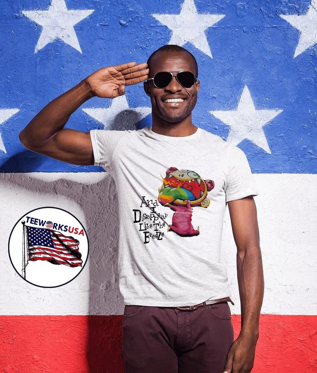 Monster Eating Rainbow Tongue And I Disappear like - Adult & Kids T-Shirts, Sweatshirts & Hoodies apparel design preview 1