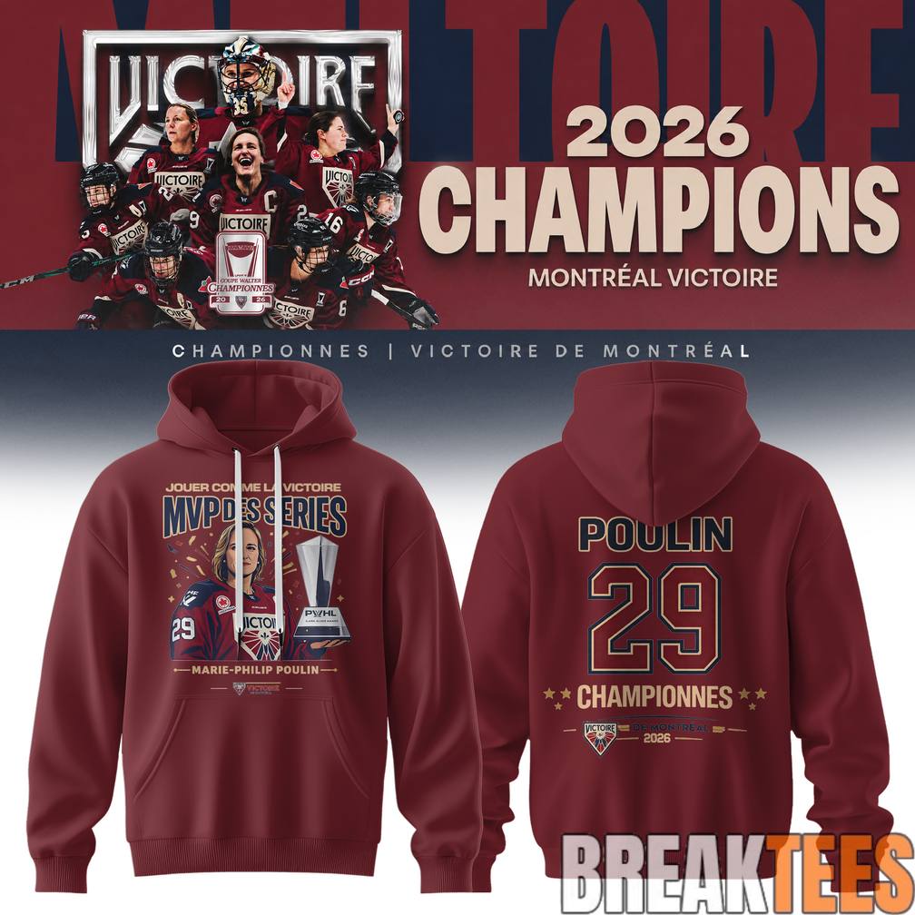 Montral Victoire PWHL Walter Cup Championship 2026 - Adult & Kids T-Shirts, Sweatshirts & Hoodies apparel design preview 1