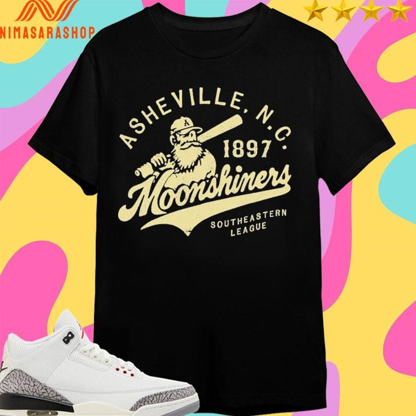 Moonshiners Asheville N C 1897 Southeastern League - Adult & Kids T-Shirts, Sweatshirts & Hoodies apparel design preview 1