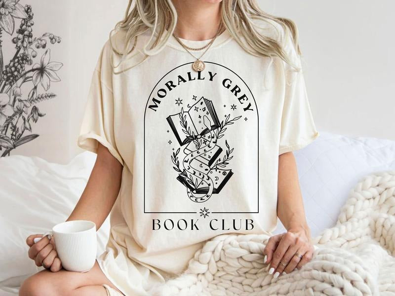 Morally Grey Book Club Bookish We Will Rise Blood Ash - Adult & Kids T-Shirts, Sweatshirts & Hoodies apparel design preview 1