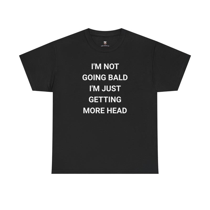 More Head Humorous Cotton Balding Menswear Streetwear - Adult & Kids T-Shirts, Sweatshirts & Hoodies apparel design preview 1