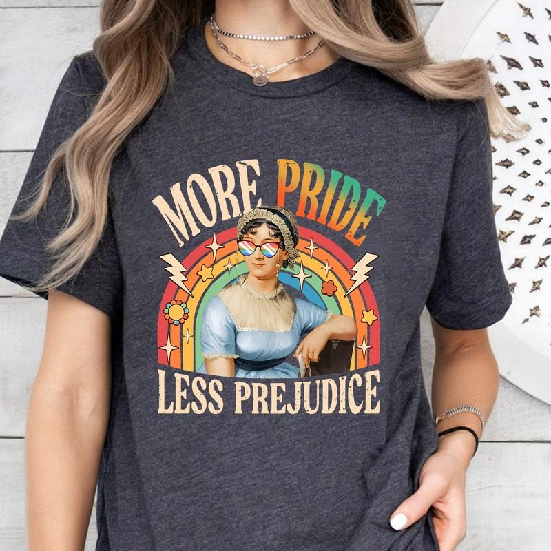 More Pride Less Prejudice Be Kind LGBTQ Proud Ally - Adult & Kids T-Shirts, Sweatshirts & Hoodies apparel design preview 1