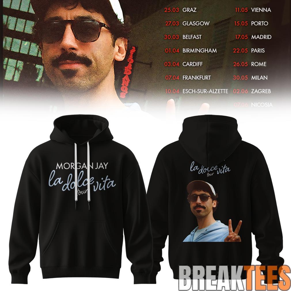 Morgan Jay La Dolce Vita Portrait - Adult & Kids T-Shirts, Sweatshirts & Hoodies apparel design preview 1