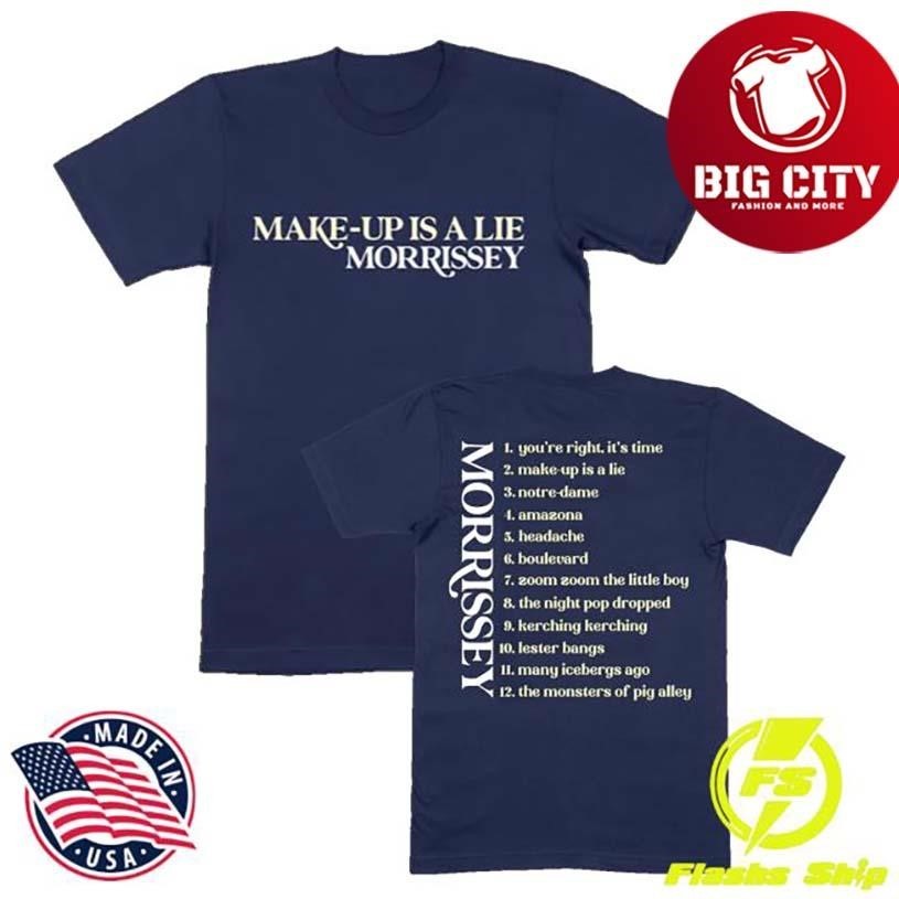 Morrissey Tracklist Two Sided - Adult & Kids T-Shirts, Sweatshirts & Hoodies apparel design preview 1