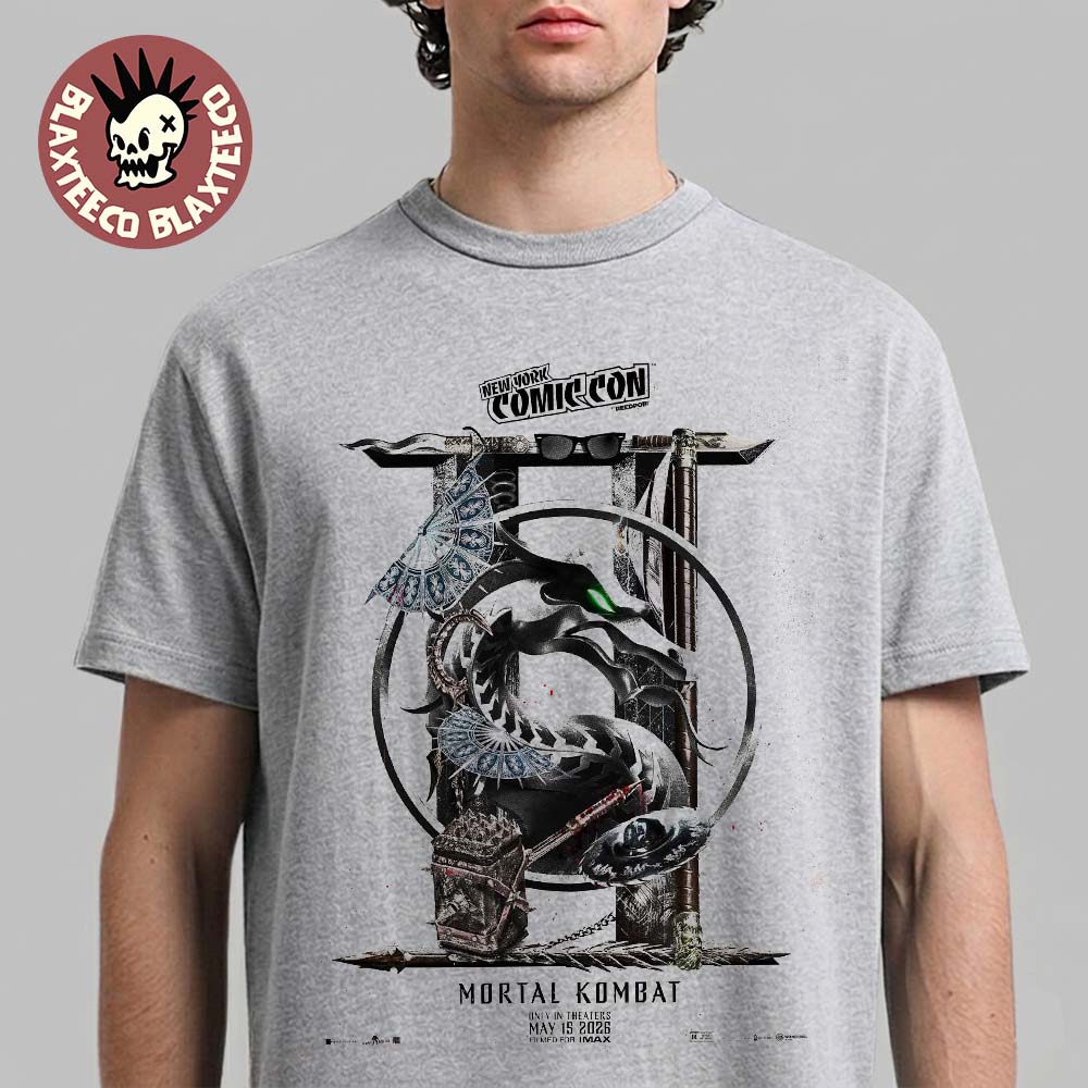 Mortal Kombat 2 Movie New York Comic Con 2026 - Adult & Kids T-Shirts, Sweatshirts & Hoodies apparel design preview 1