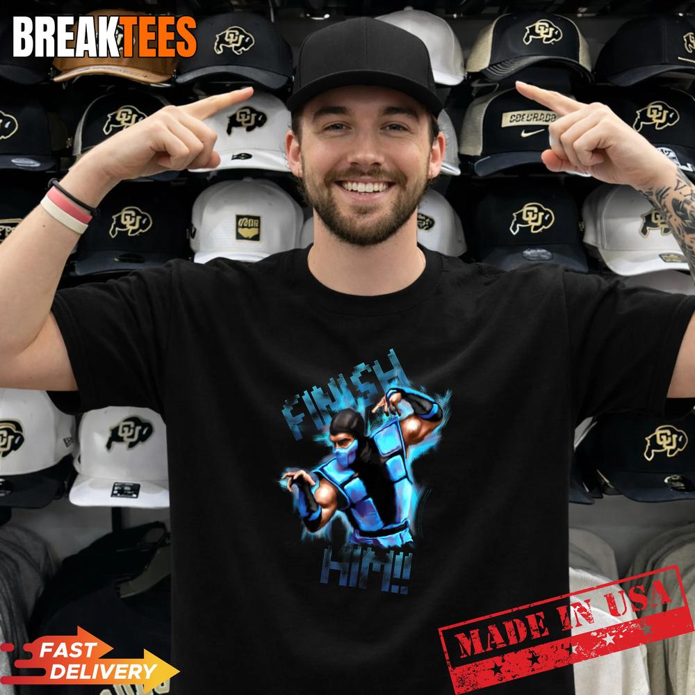 Mortal Kombat Classic Finish Him - Adult & Kids T-Shirts, Sweatshirts & Hoodies apparel design preview 1
