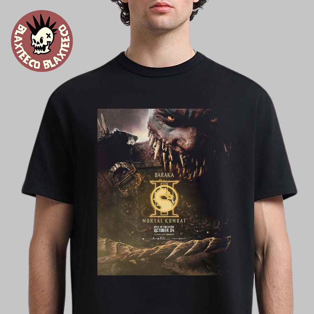 Mortal Kombat II Movie Exclusive Baraka Character - Adult & Kids T-Shirts, Sweatshirts & Hoodies apparel design preview 1