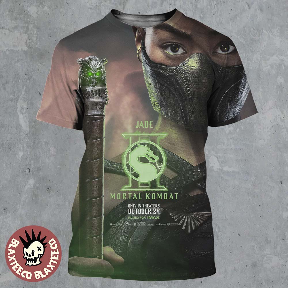 Mortal Kombat II Movie Exclusive Jade Character - Adult & Kids T-Shirts, Sweatshirts & Hoodies apparel design preview 1