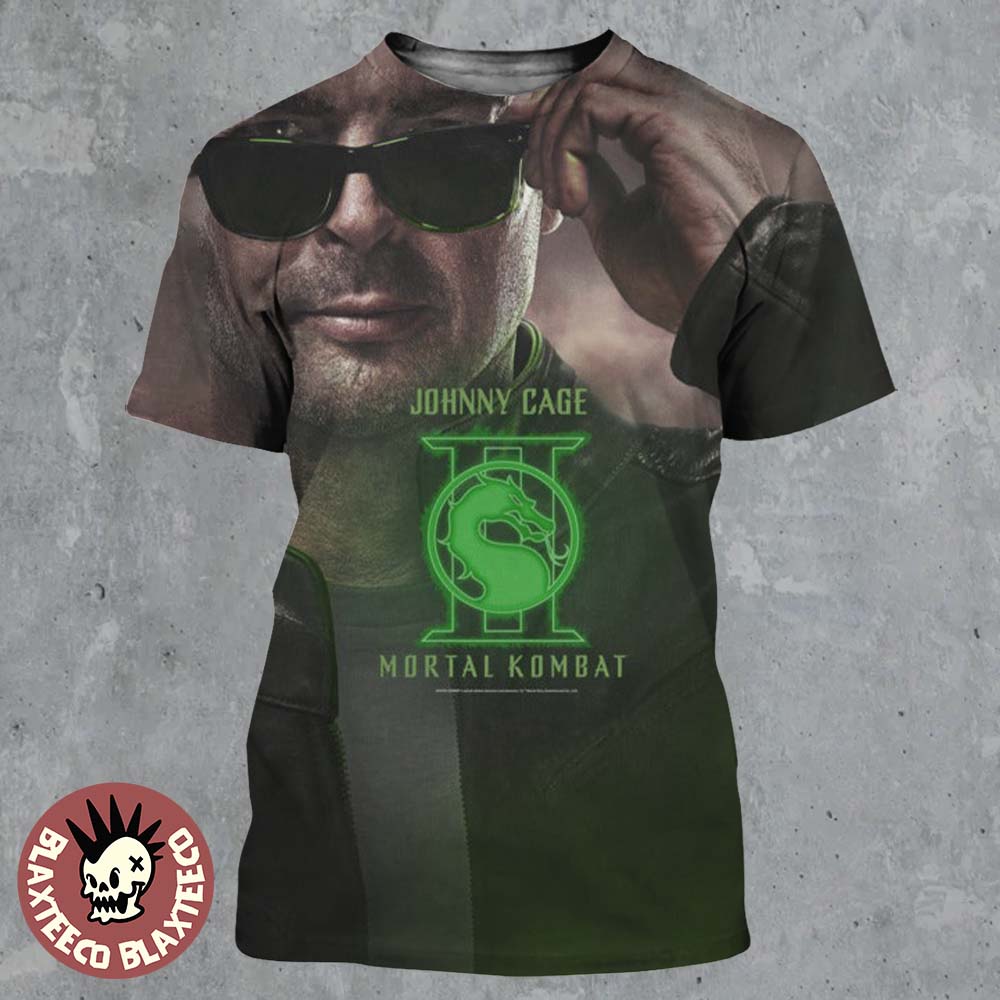 Mortal Kombat II Movie Exclusive Johnny Cage - Adult & Kids T-Shirts, Sweatshirts & Hoodies apparel design preview 1