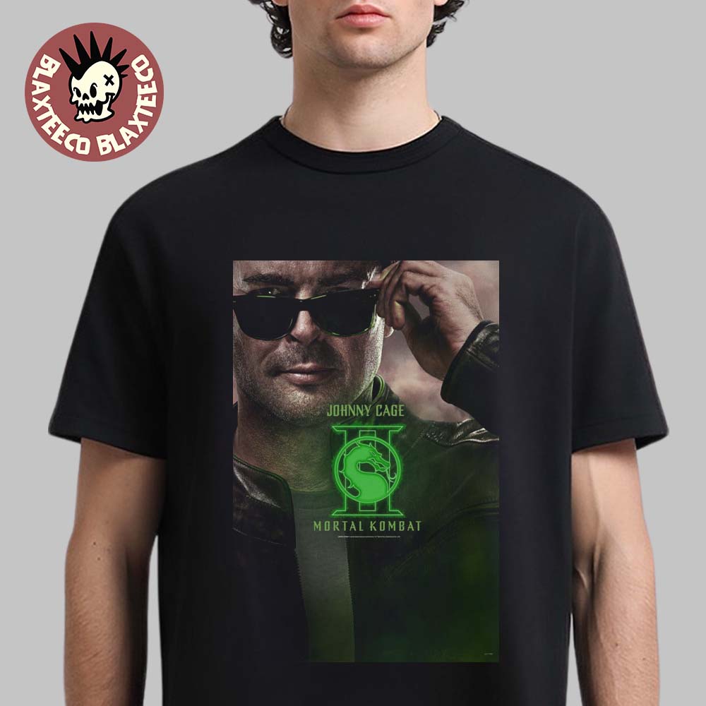 Mortal Kombat II Movie Exclusive Johnny Cage - Adult & Kids T-Shirts, Sweatshirts & Hoodies apparel design preview 1