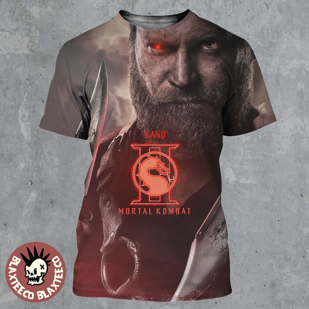 Mortal Kombat II Movie Exclusive Kano Character - Adult & Kids T-Shirts, Sweatshirts & Hoodies apparel design preview 1