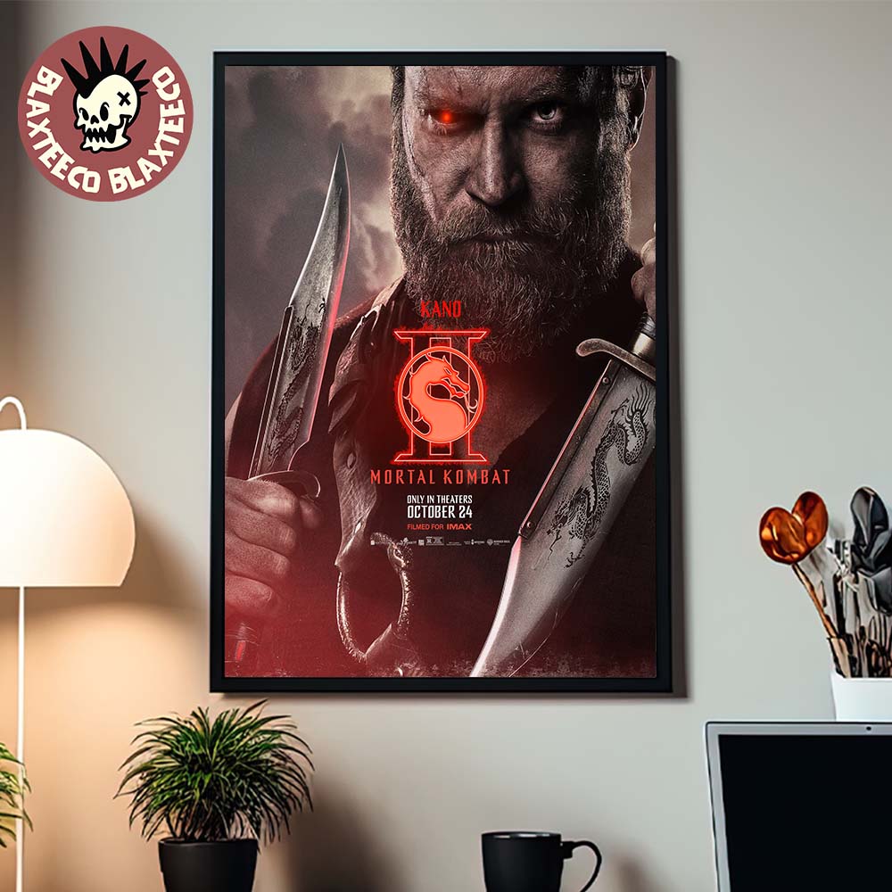 Mortal Kombat II Movie Exclusive Kano Character - Adult & Kids T-Shirts, Sweatshirts & Hoodies apparel design preview 1