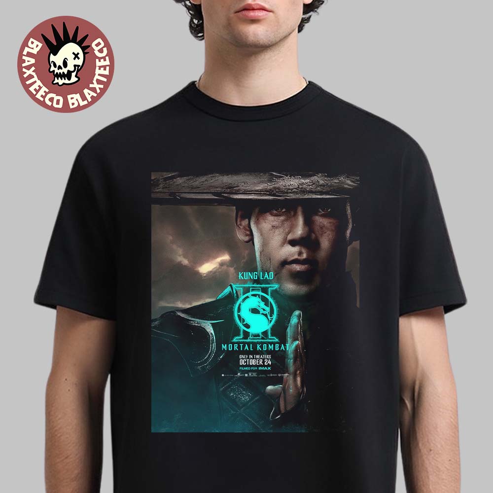 Mortal Kombat II Movie Exclusive Kung Lao Character - Adult & Kids T-Shirts, Sweatshirts & Hoodies apparel design preview 1