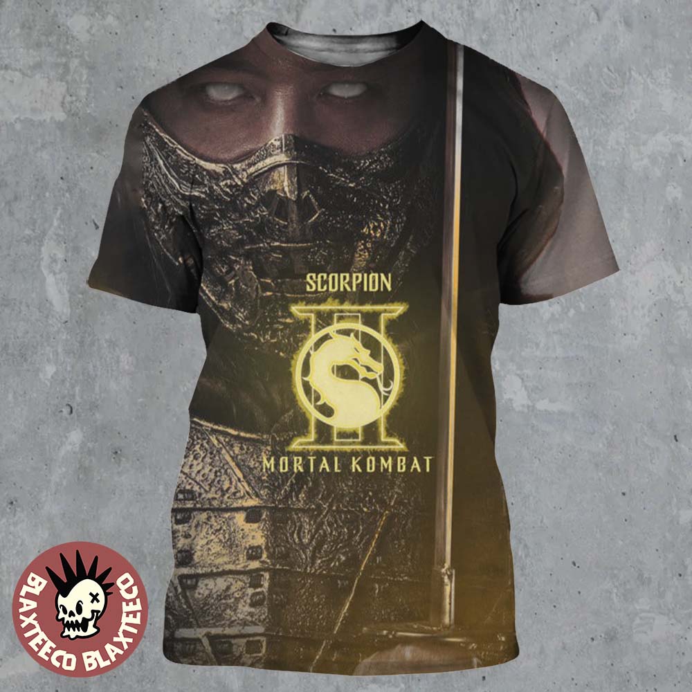 Mortal Kombat II Movie Exclusive Scorpion Character - Adult & Kids T-Shirts, Sweatshirts & Hoodies apparel design preview 1