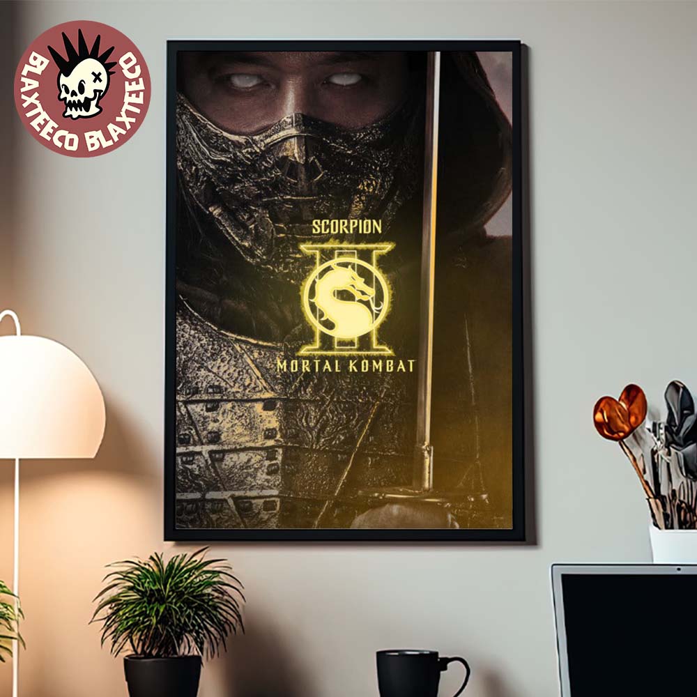 Mortal Kombat II Movie Exclusive Scorpion Character - Adult & Kids T-Shirts, Sweatshirts & Hoodies apparel design preview 1