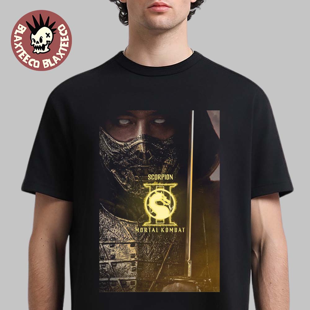 Mortal Kombat II Movie Exclusive Scorpion Character - Adult & Kids T-Shirts, Sweatshirts & Hoodies apparel design preview 1