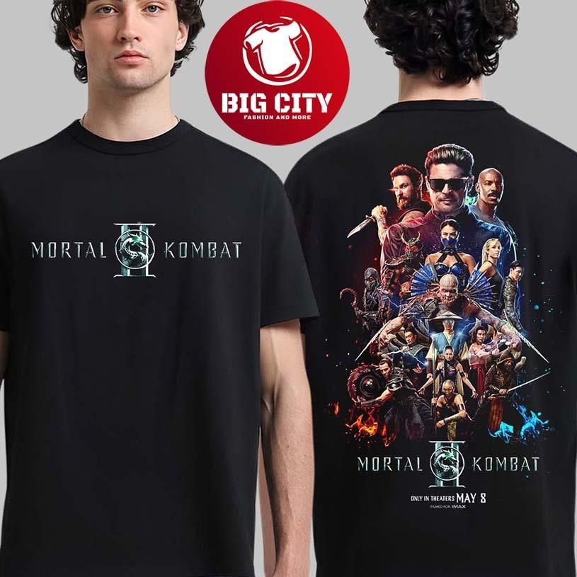Mortal Kombat II Movie Official Poster Only In - Adult & Kids T-Shirts, Sweatshirts & Hoodies apparel design preview 1