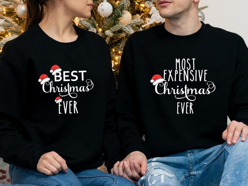 Most Expensive Ever Best Funny Matching Couples X Mas - Adult & Kids T-Shirts, Sweatshirts & Hoodies apparel design preview 1