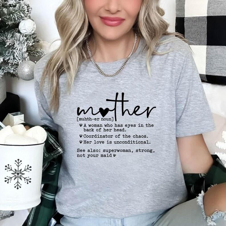 Mother Definition Mom Meaning Mama Cotton - Adult & Kids T-Shirts, Sweatshirts & Hoodies apparel design preview 1