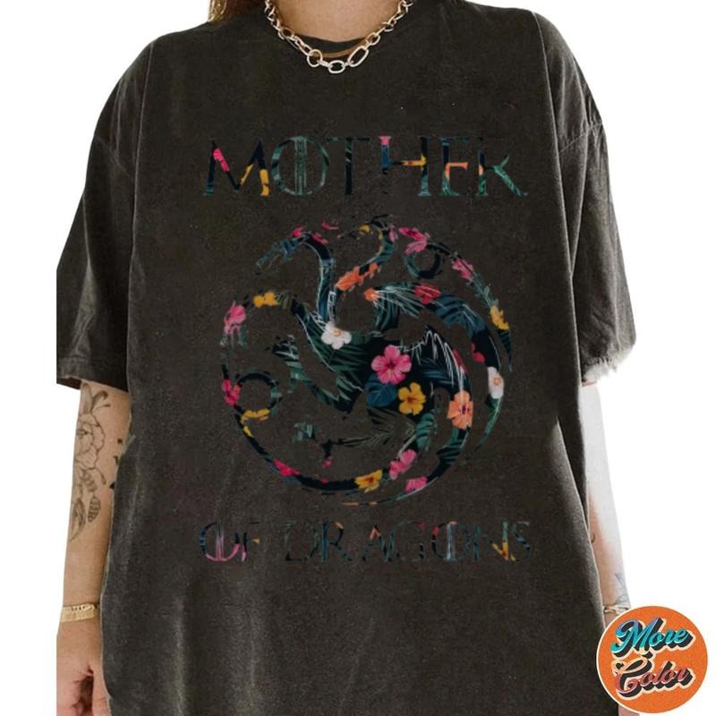 Mother Dragons Cotton Crew Neck Size S 3XL Menswear - Adult & Kids T-Shirts, Sweatshirts & Hoodies apparel design preview 1