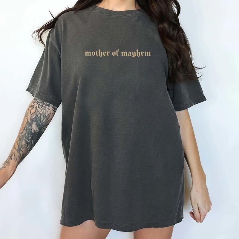 Mother Mayhem Sarcastic Motherhood Printed Cool Moms - Adult & Kids T-Shirts, Sweatshirts & Hoodies apparel design preview 1