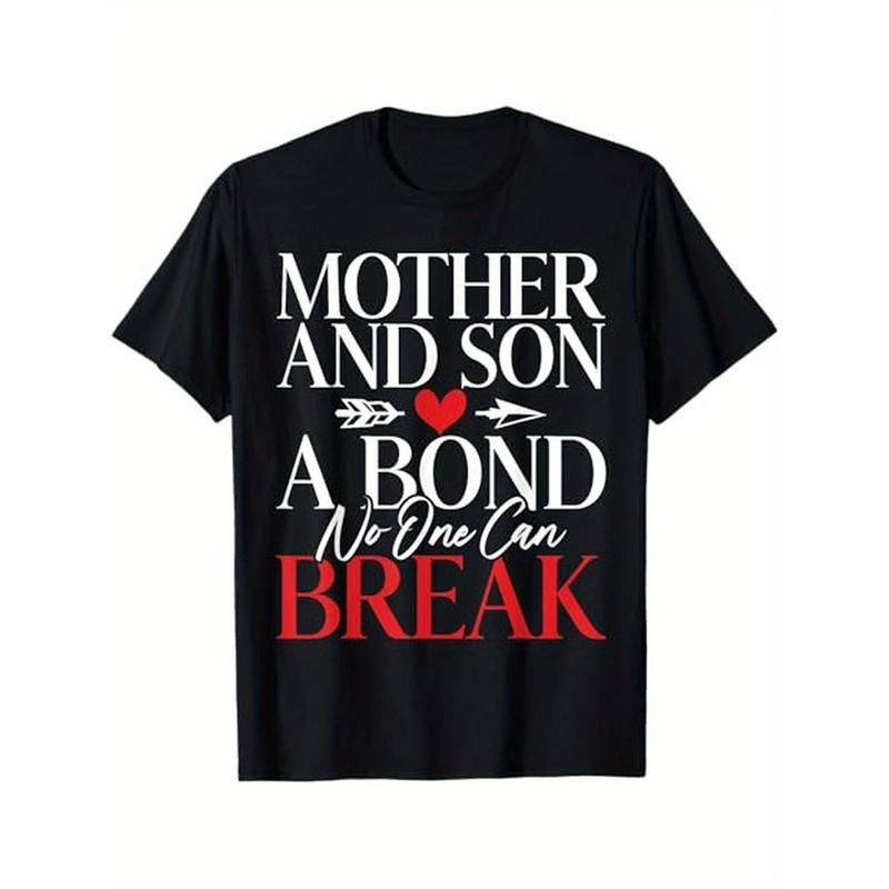 Mother Son Bond No One Can Break 100% Cotton - Adult & Kids T-Shirts, Sweatshirts & Hoodies apparel design preview 1