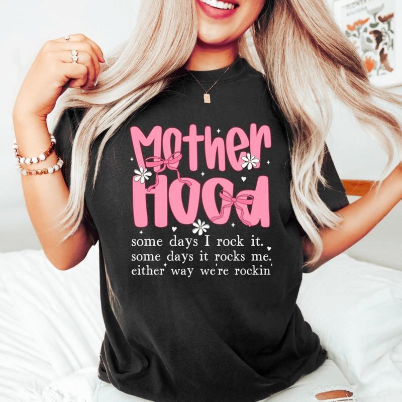 Motherhood Mother Retro Christian Mom Life Cotton - Adult & Kids T-Shirts, Sweatshirts & Hoodies apparel design preview 1