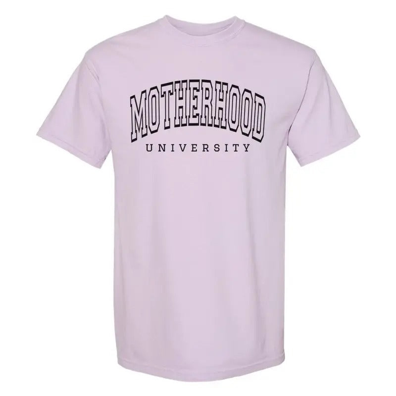 Motherhood University Short Sleeve Logo Casual - Adult & Kids T-Shirts, Sweatshirts & Hoodies apparel design preview 1