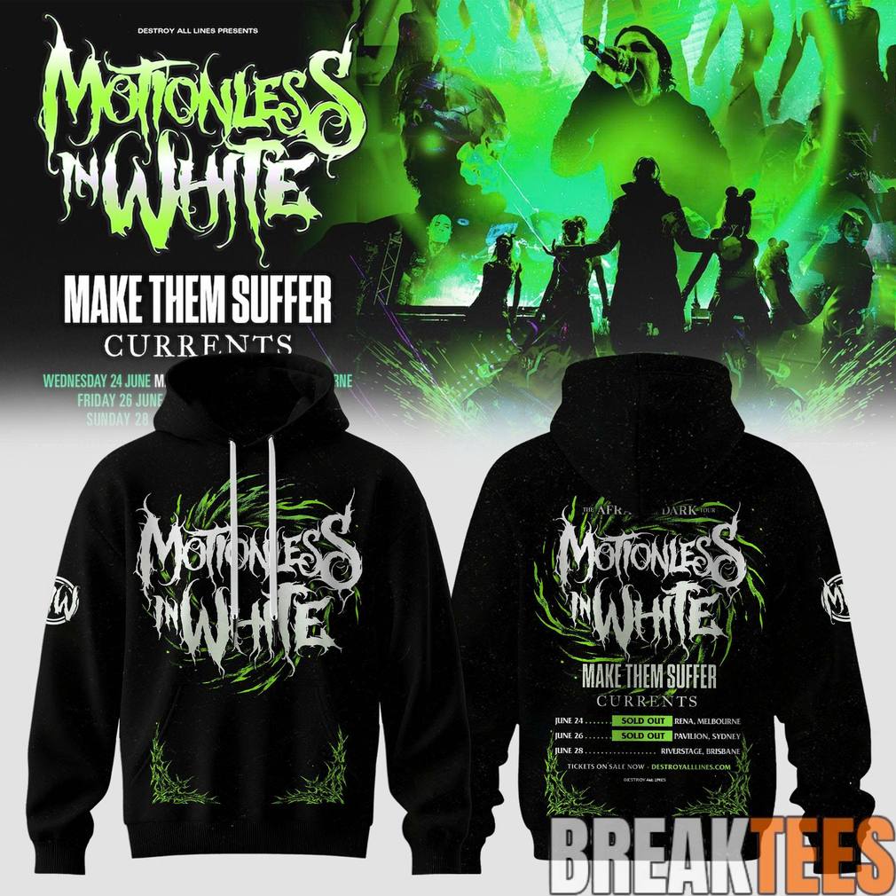 Motionless In White Afraid of the Dark Exclusive - Adult & Kids T-Shirts, Sweatshirts & Hoodies apparel design preview 1