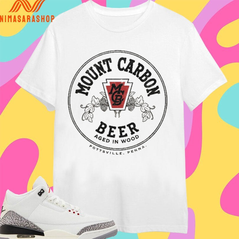 Mount Carbon Beer Aged In Wood Pottsville Penna - Adult & Kids T-Shirts, Sweatshirts & Hoodies apparel design preview 1