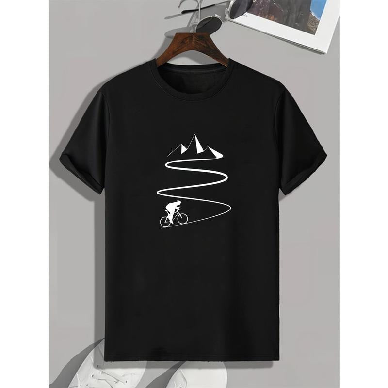 Mountain Bike Downhill Bikers Print Round Crew Neck - Adult & Kids T-Shirts, Sweatshirts & Hoodies apparel design preview 1