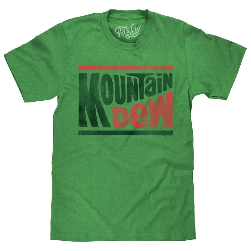 Mountain Dew Retro Logo Green - Adult & Kids T-Shirts, Sweatshirts & Hoodies apparel design preview 1